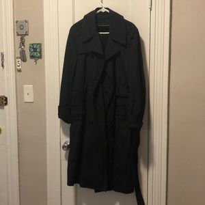 Black men’s 38S American Apparel army trench coat